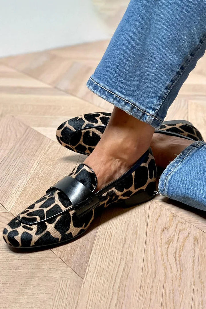 Noa | Leopard Loafers