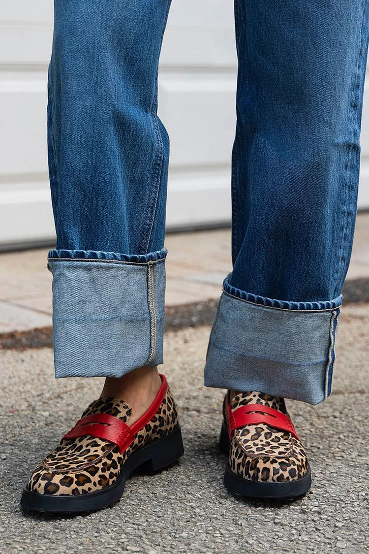 Harper | Leopard Loafers