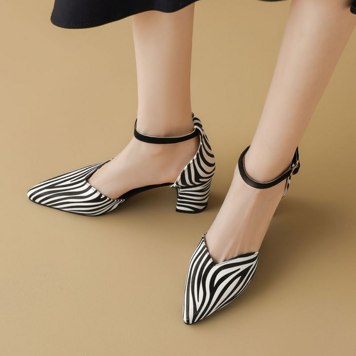 Ava Elegant Block Heels