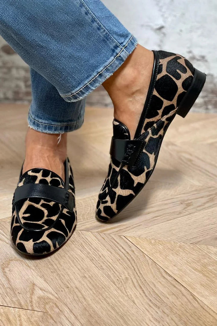 Noa | Leopard Loafers