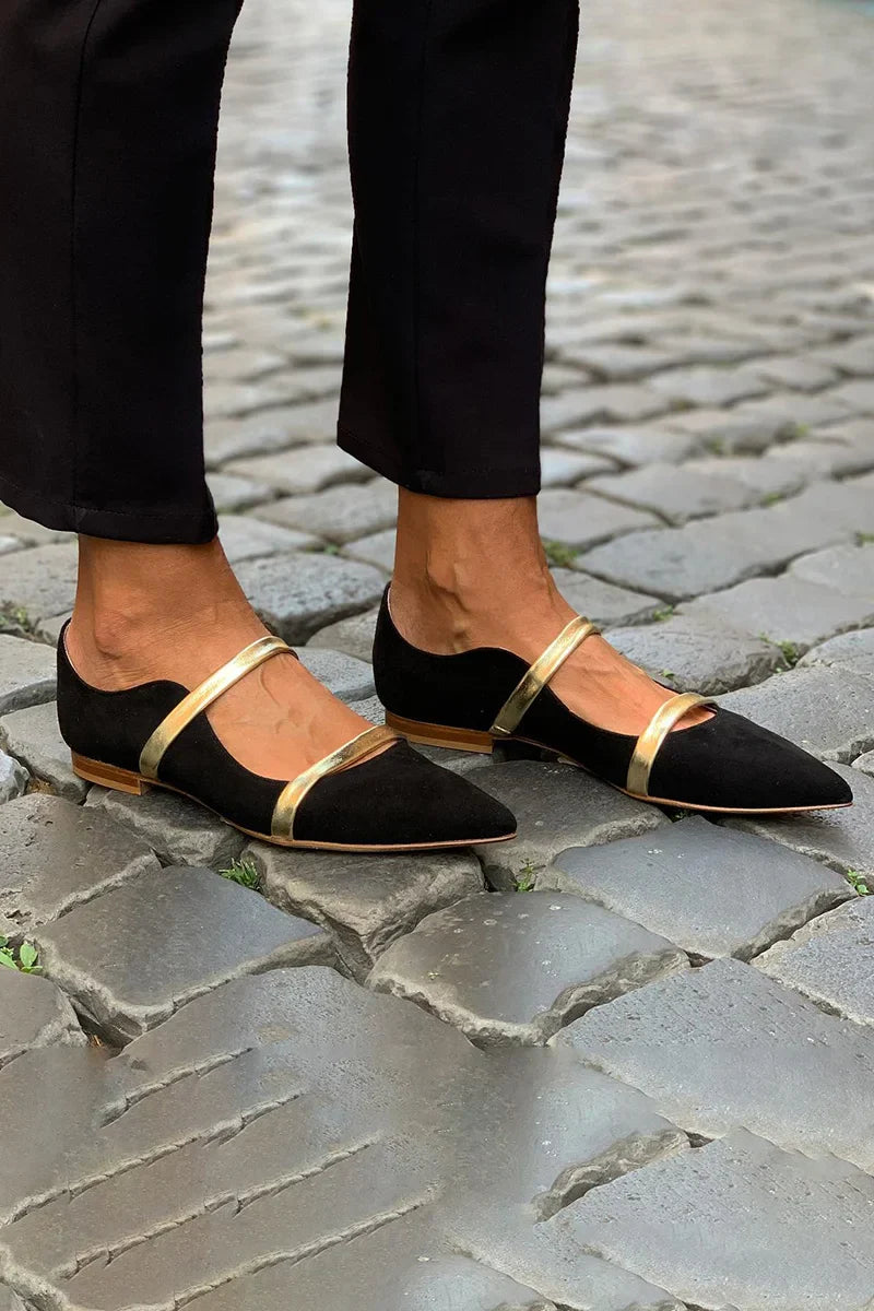 Aubrey Double Strap Flats