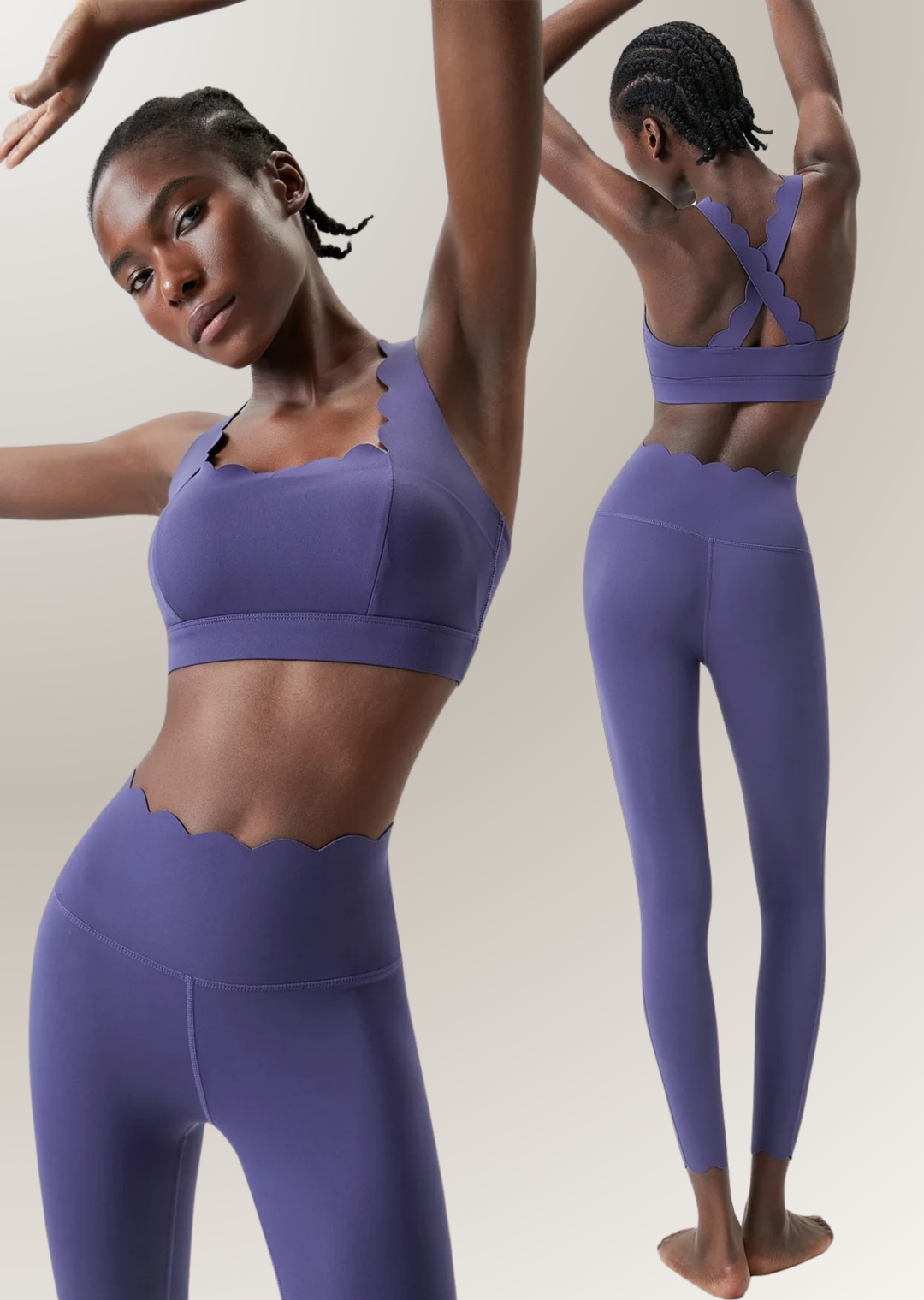 Scalloped Sculpt & Flow Seamless Set