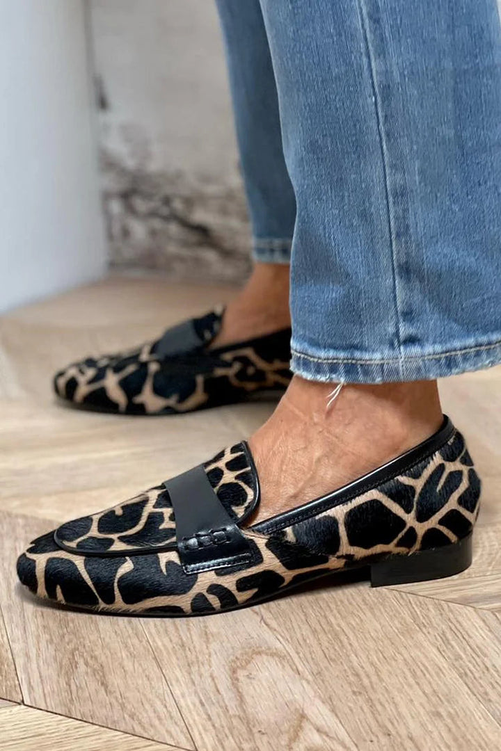 Noa | Leopard Loafers