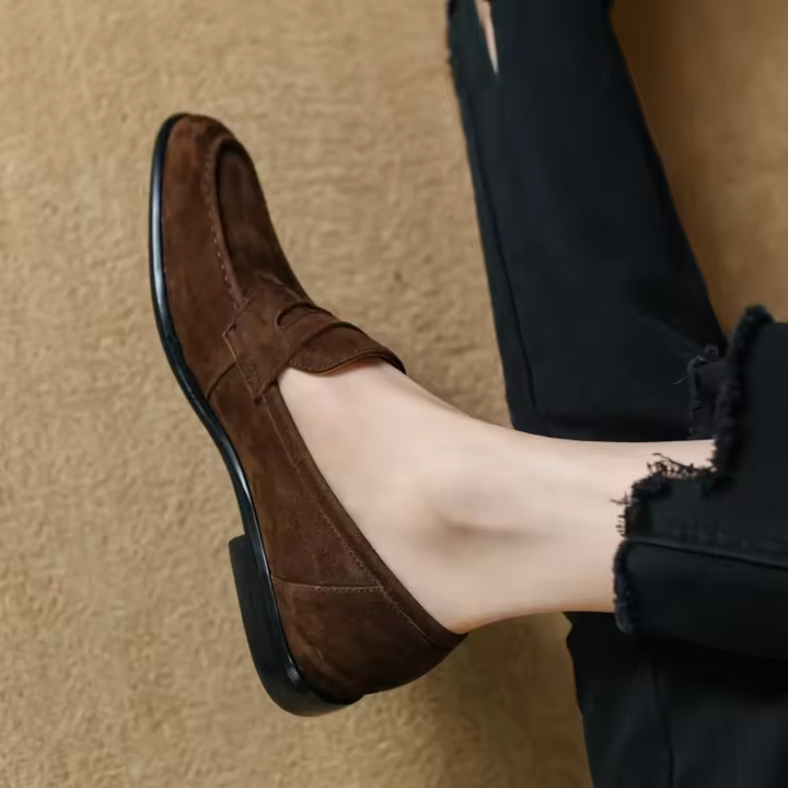 Juliette Suede Loafers