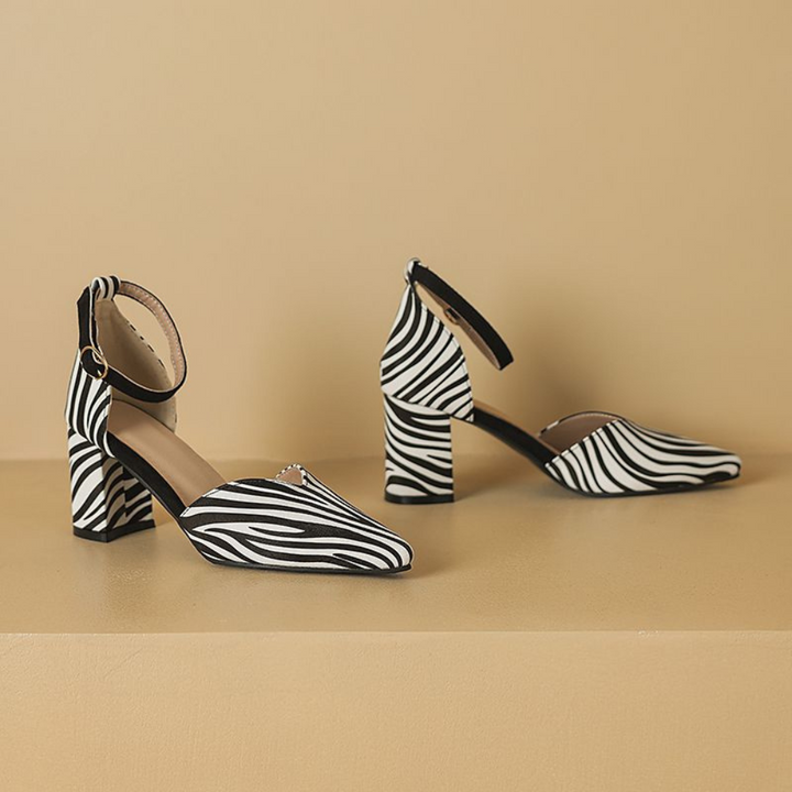 Ava Elegant Block Heels