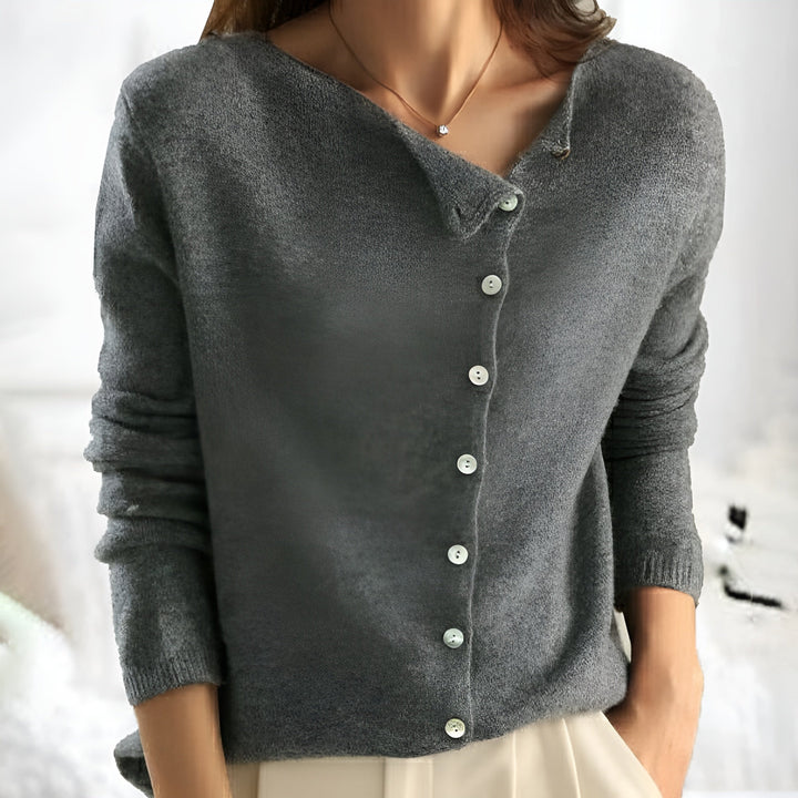 Sarah Modern Button Cardigan