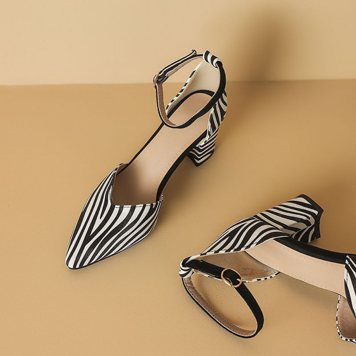 Ava Elegant Block Heels