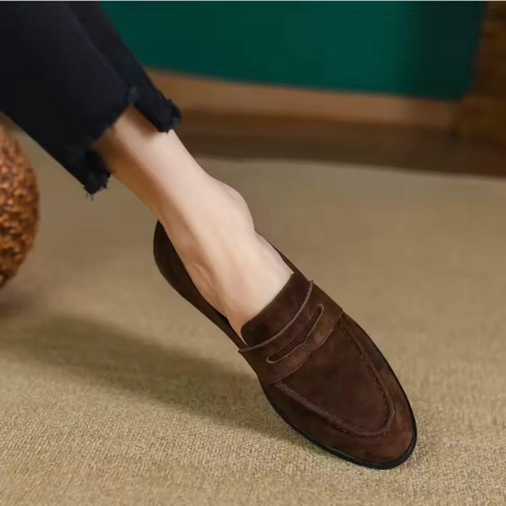 Juliette Suede Loafers