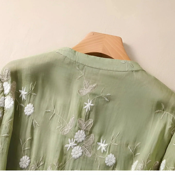 Laurie Lightweight Embroidered Blouse