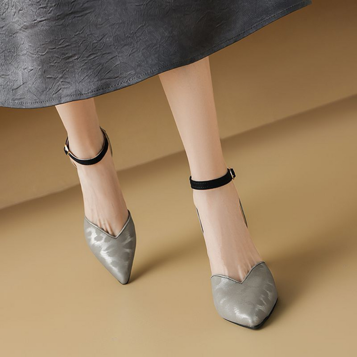 Ava Elegant Block Heels