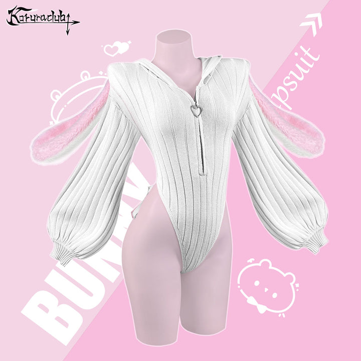 Lunara Bunny Hoodie Bodysuit