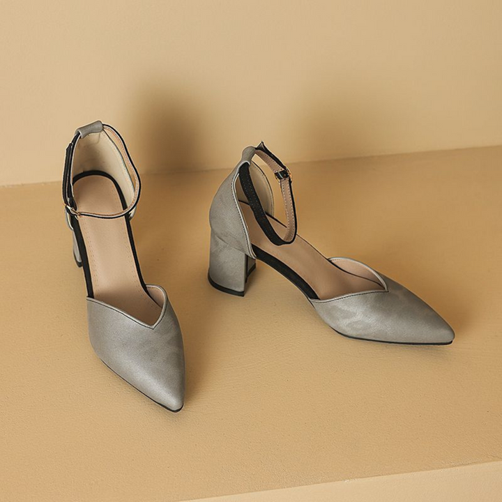 Ava Elegant Block Heels