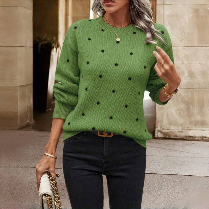 Barbara Polka Dot Knitted Sweater