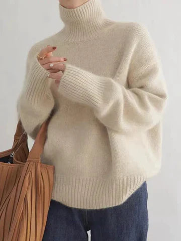 Elara Cozy Luxe Turtleneck Sweater