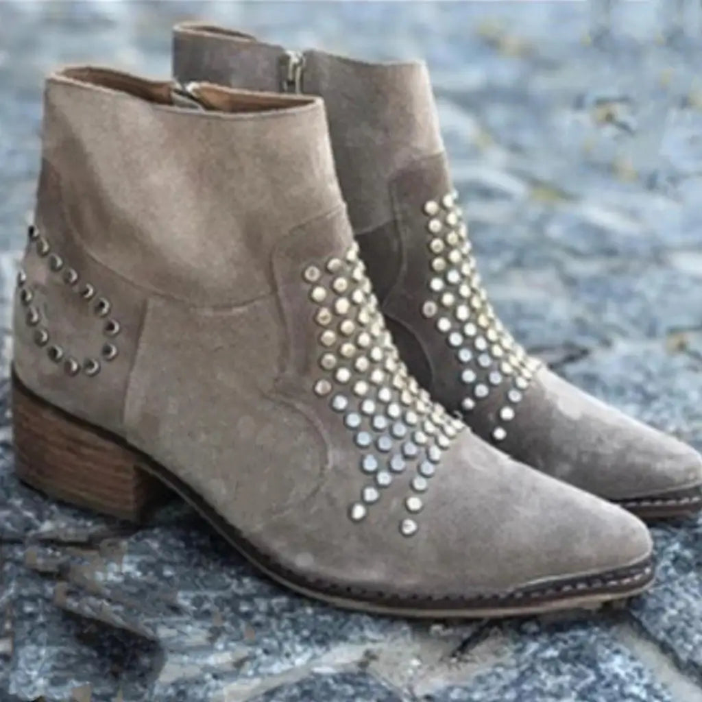 Josephine | Studded Ankle Boots