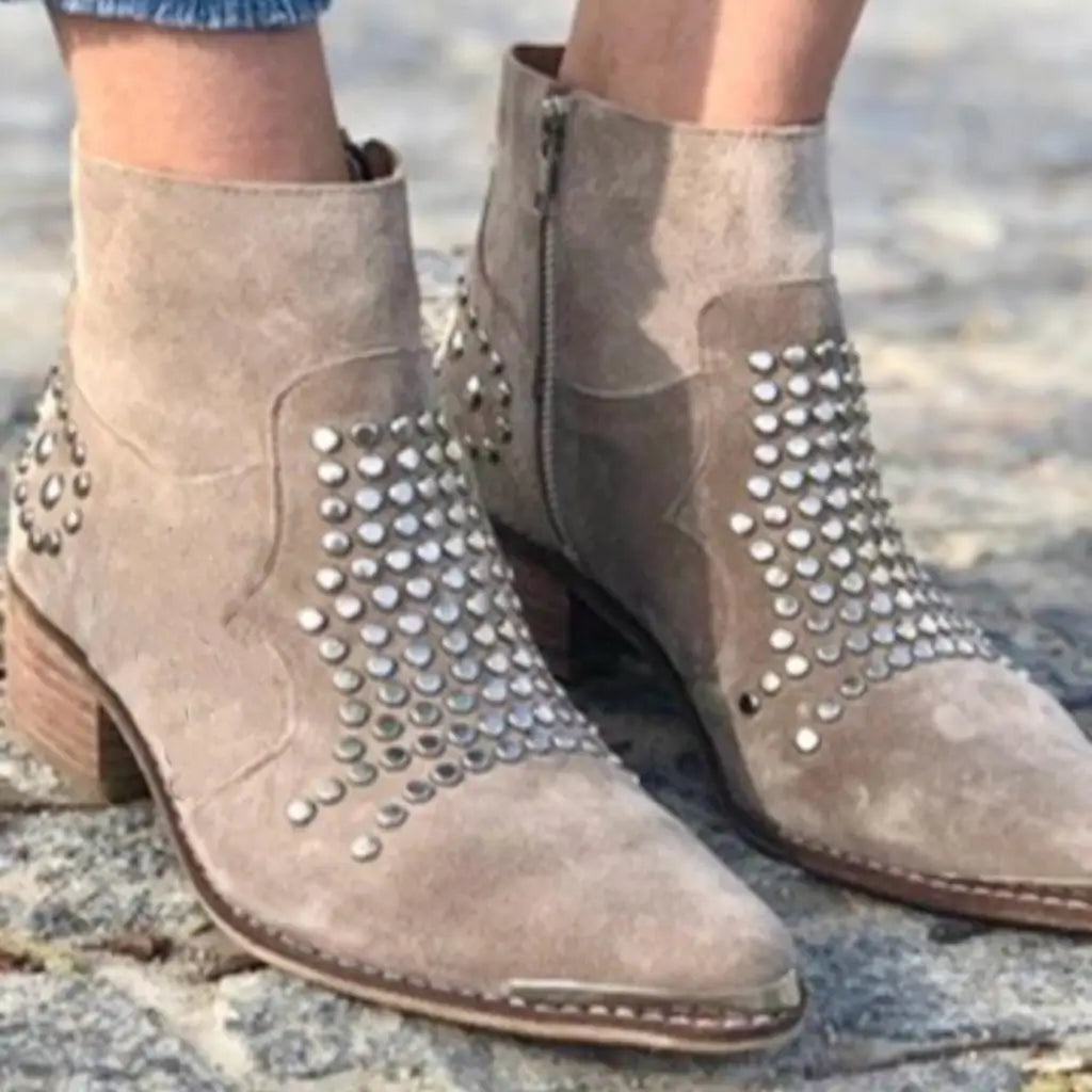 Josephine | Studded Ankle Boots