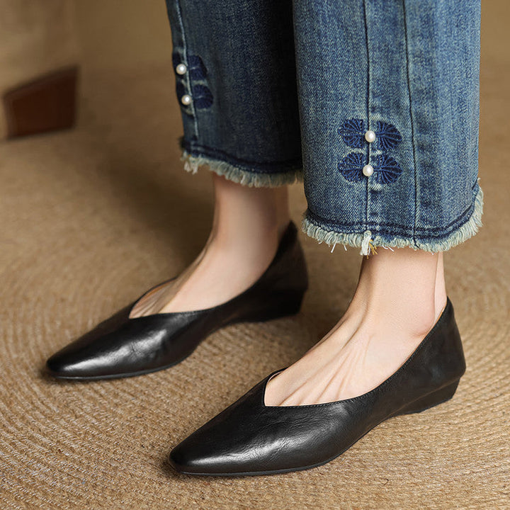 Maribel Sheepskin Flats