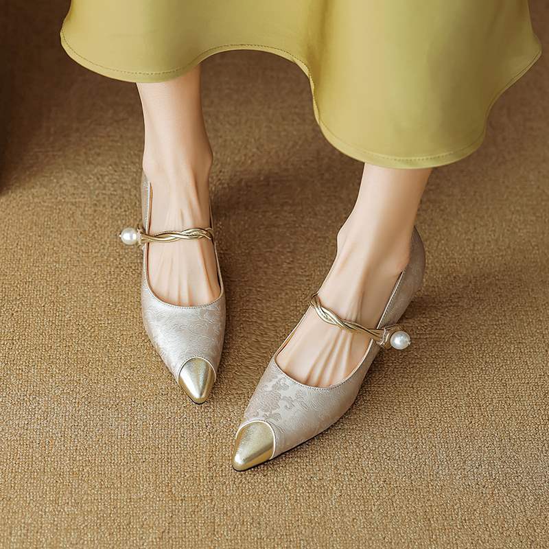 Isabella | Elegant Leather Slingback Heels