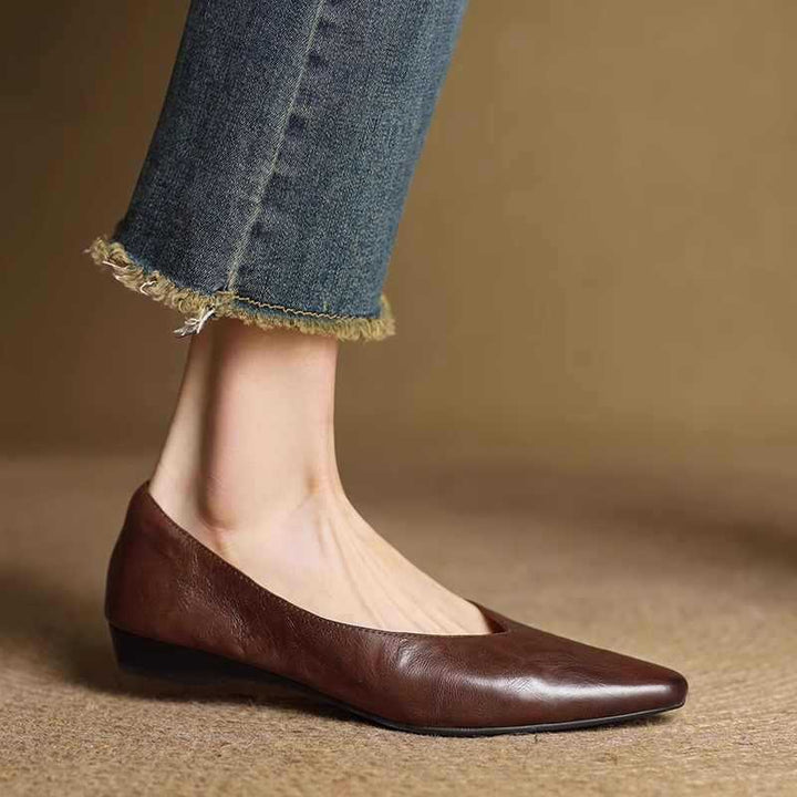 Maribel Sheepskin Flats