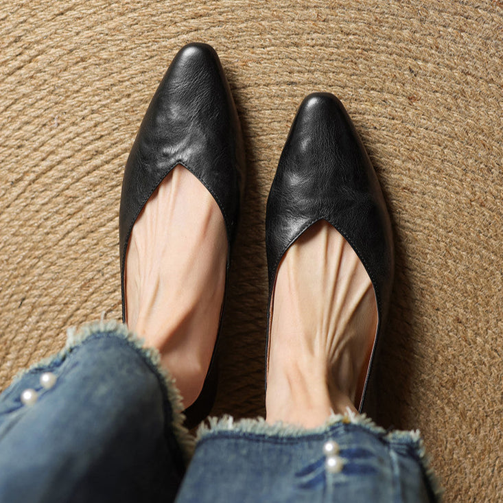Maribel Sheepskin Flats