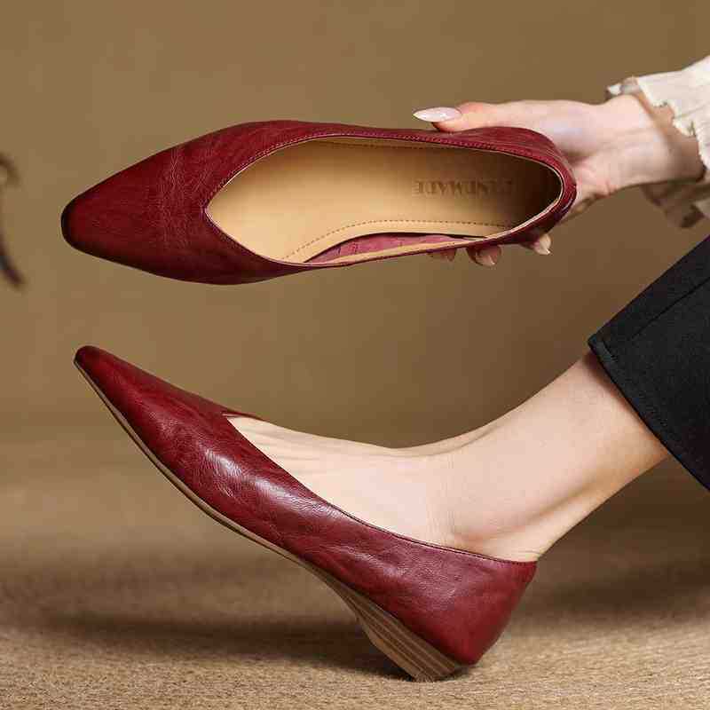 Maribel Sheepskin Flats