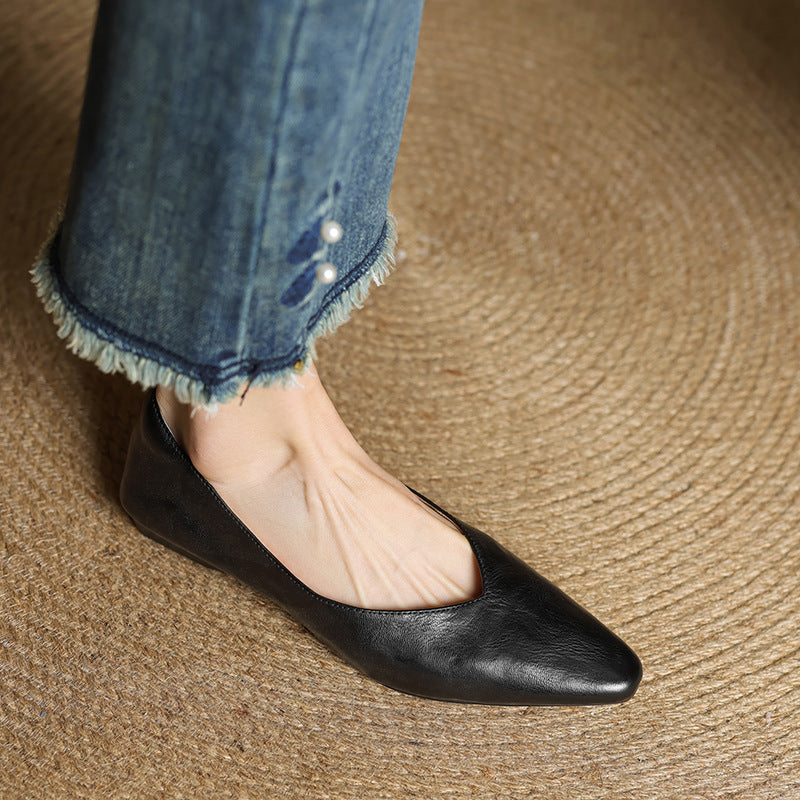Maribel Sheepskin Flats