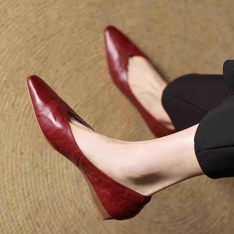 Maribel Sheepskin Flats