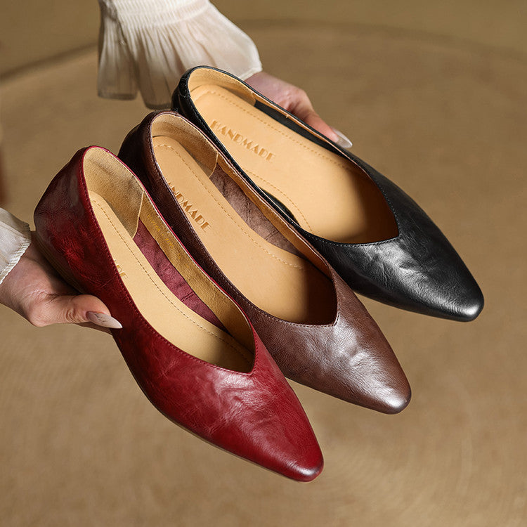 Maribel Sheepskin Flats