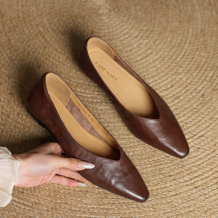 Maribel Sheepskin Flats