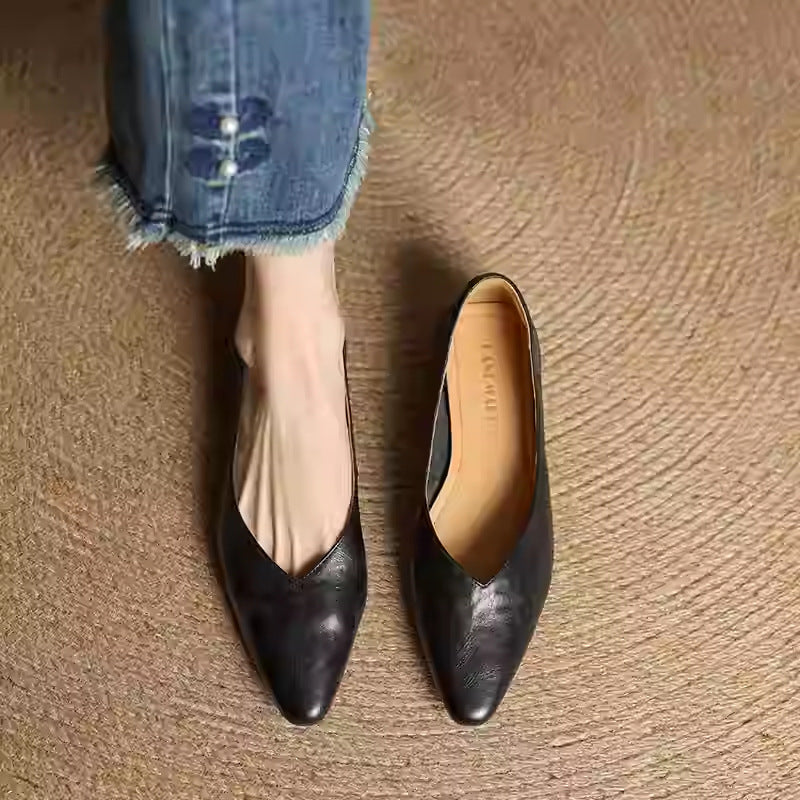 Maribel Sheepskin Flats