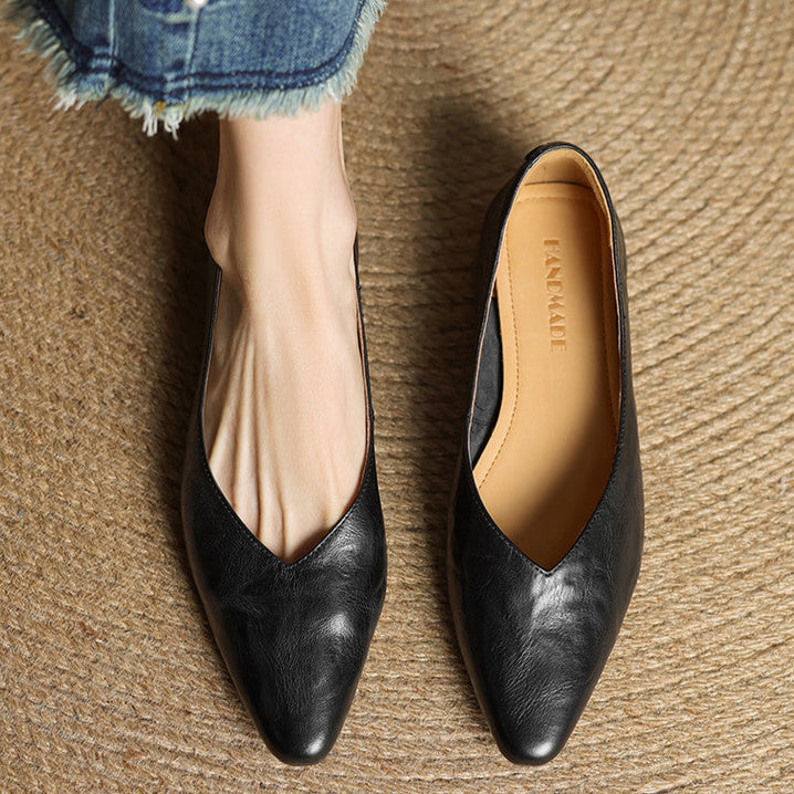 Maribel Sheepskin Flats
