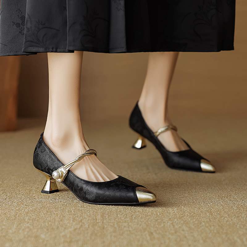 Isabella | Elegant Leather Slingback Heels