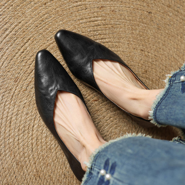 Maribel Sheepskin Flats
