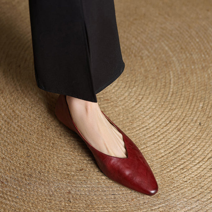 Maribel Sheepskin Flats