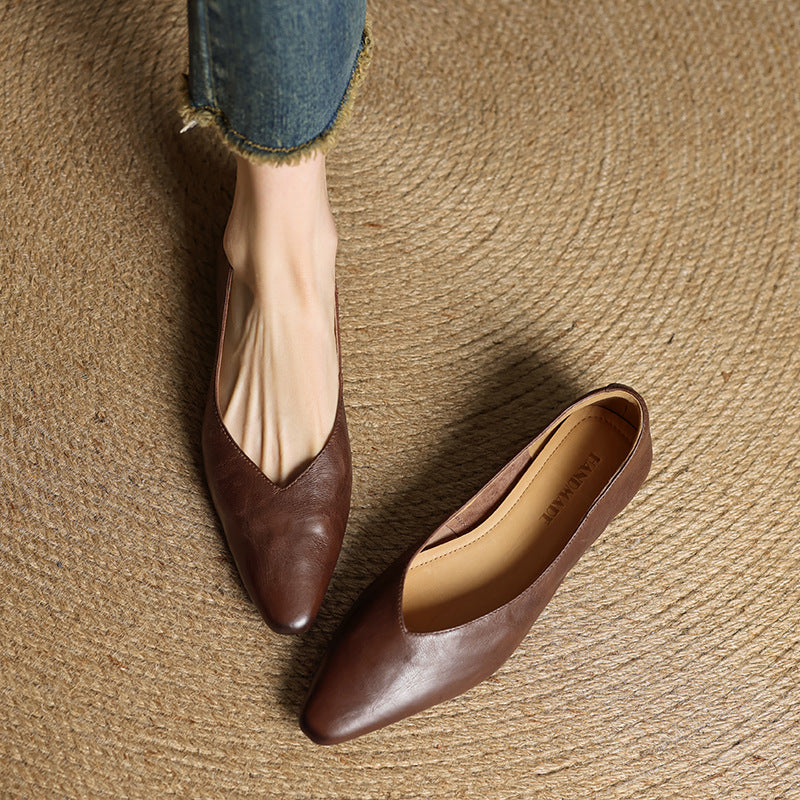 Maribel Sheepskin Flats