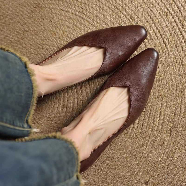Maribel Sheepskin Flats