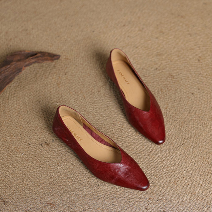 Maribel Sheepskin Flats