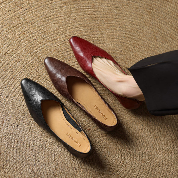 Maribel Sheepskin Flats