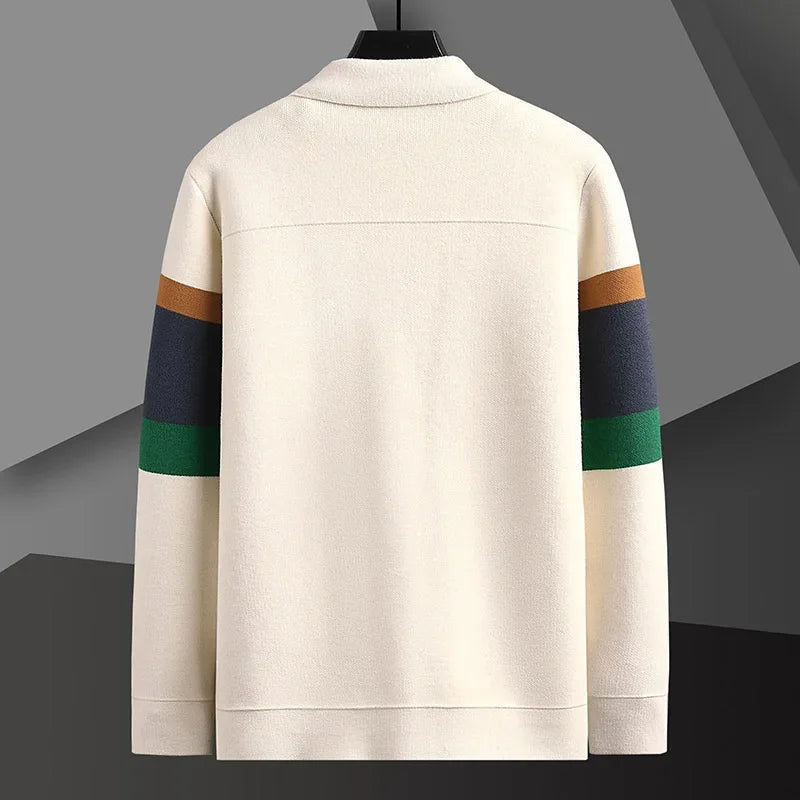 Marcello Striped Knit Cardigan
