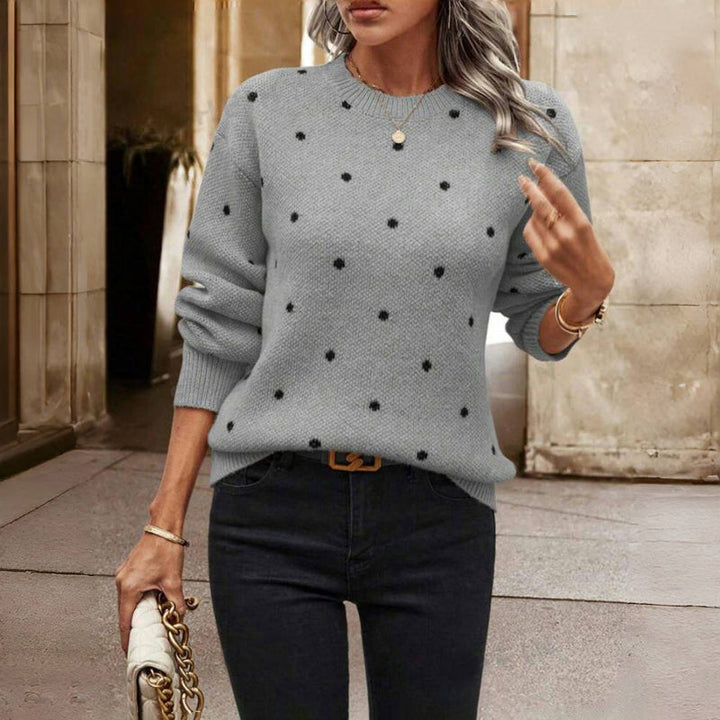 Barbara Polka Dot Knitted Sweater
