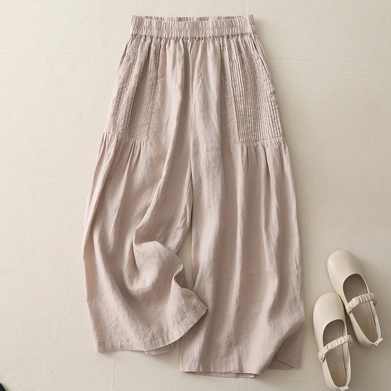 Giorgia | Vintage Look Wide-Leg Pants