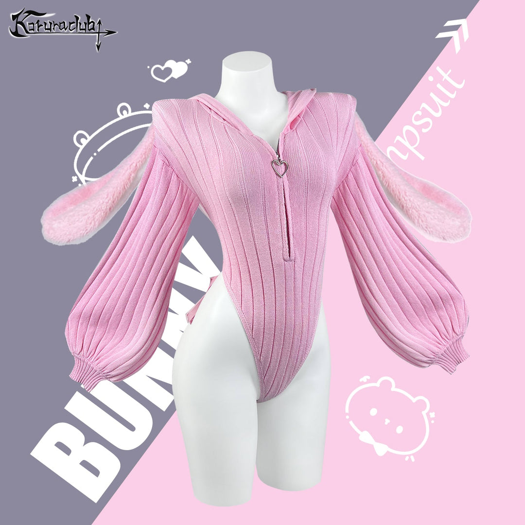 Lunara Bunny Hoodie Bodysuit