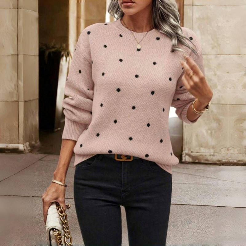 Barbara Polka Dot Knitted Sweater