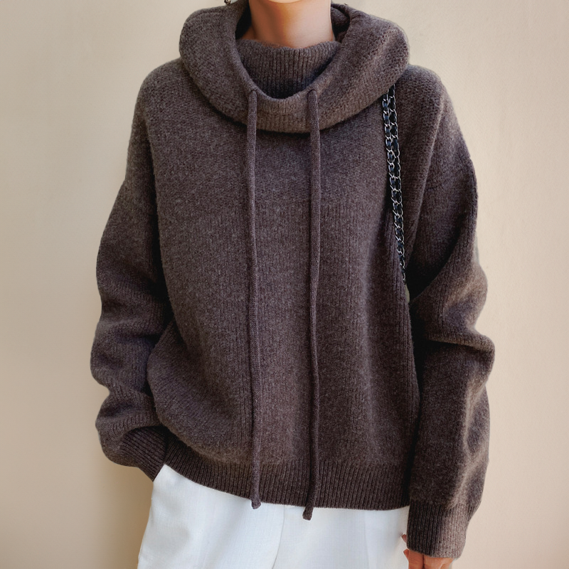 Wren Luxe Merino Wool Hoodie Elegance