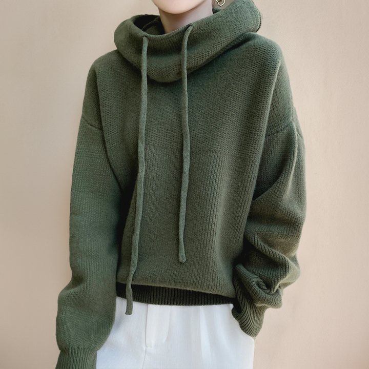 Wren Luxe Merino Wool Hoodie Elegance