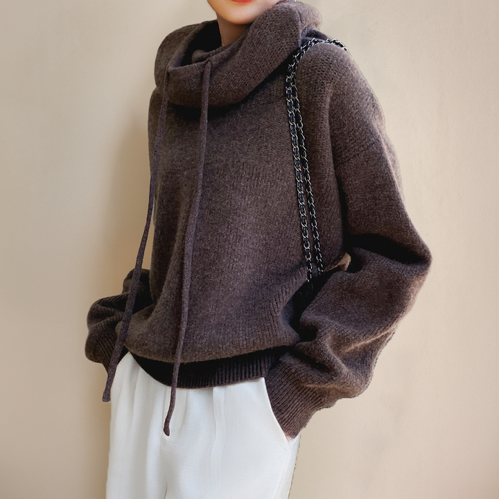 Wren Luxe Merino Wool Hoodie Elegance