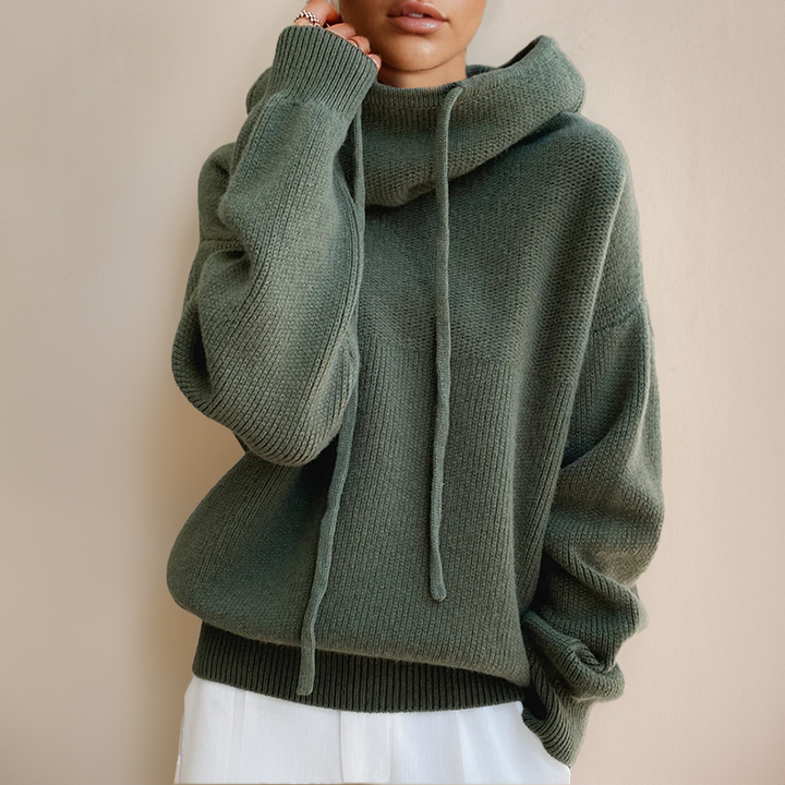Wren Luxe Merino Wool Hoodie Elegance