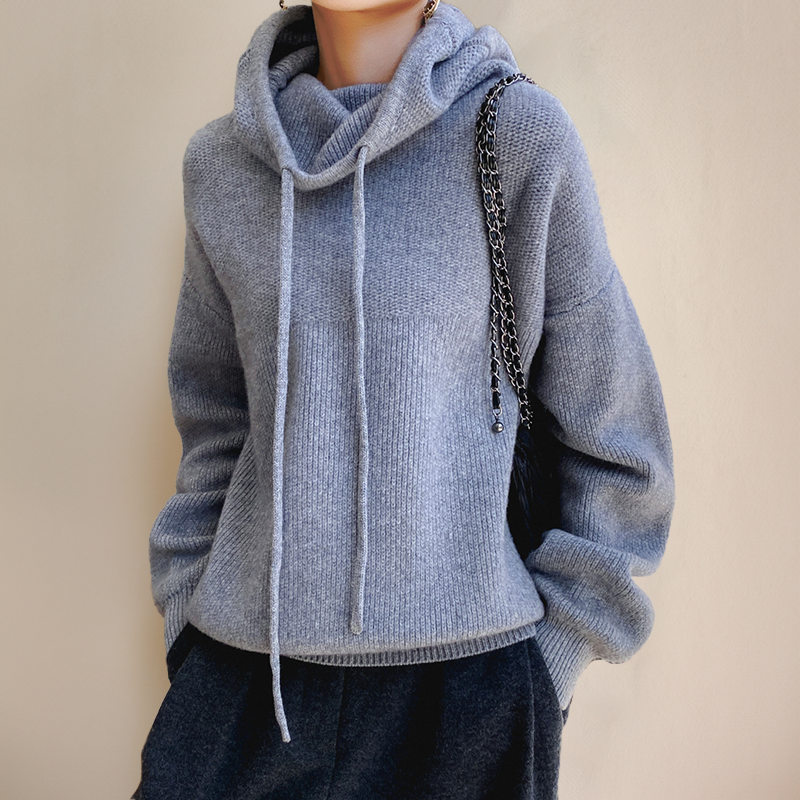 Wren Luxe Merino Wool Hoodie Elegance