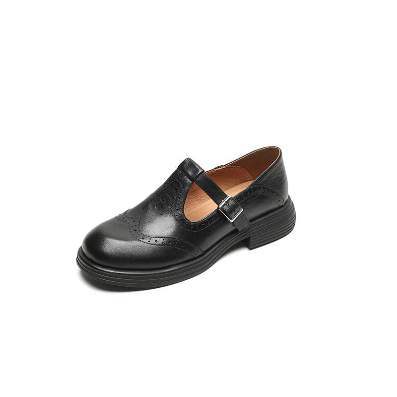 Isolde Genuine Leather Flats