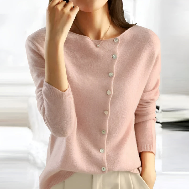 Sarah Modern Button Cardigan